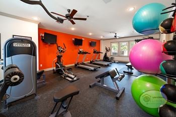 24-Hour club inspired fitness center including cardiovascular and weight equipment